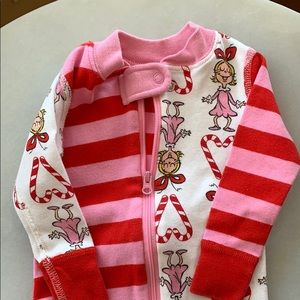 Hanna Anderson baby girl pj - Grinch collection